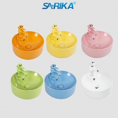 Chậu Lavabo Sứ SARIKA® LB25 Cao Cấp