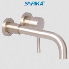 Vòi Lavabo Âm Tường Nóng Lạnh SARIKA® SR228 Đồng Thau Mạ Crom