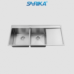 Chậu Rửa Chén SARIKA® CR17 Inox 2 Hộc Cánh