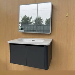 Tủ Lavabo Góc SARIKA® TLB56 Nhôm Cao Cấp Gương Led Cảm Ứng