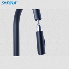 Vòi Rửa Chén Nóng Lạnh SARIKA® SR332 Đồng Thau Mạ Crom Đen