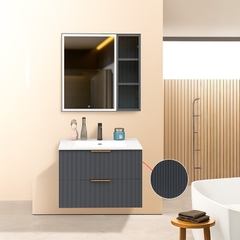 Tủ Lavabo SARIKA® TLB33 Nhựa PVC Cao Cấp Gương Led Cảm Ứng