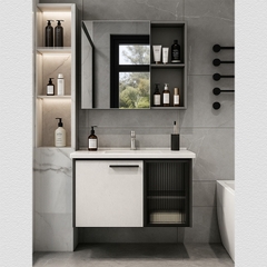 Tủ Lavabo Góc SARIKA® TLB50 Nhôm Cao Cấp