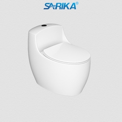 Bồn Cầu Liền Khối SARIKA® C09 Men Sứ Tuyết
