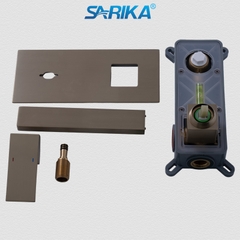 Vòi Lavabo Âm Tường Nóng Lạnh SARIKA® SR229 Đồng Thau Mạ Crom