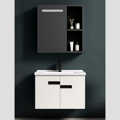 Tủ Lavabo Góc SARIKA® TLB54 Nhôm Cao Cấp Gương Led Cảm Ứng