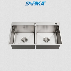 Chậu Rửa Chén SARIKA® CR09 Inox 304 2 Hộc Đều