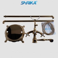 Sen Bồn Giả Cổ Nóng Lạnh SARIKA® SR54 Đồng Thau Mạ Crom