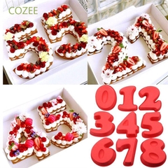 Khuôn Silicon - Số 0-9 - 17CM 0-8 Số 6=9 (Set 9)