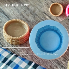 Khuôn Silicon - Đế - Đan - Đế 7.3cm Bình Hoa