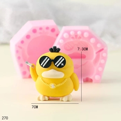 Khuôn Silicon - Động Vật - Vịt Kiến 2 Mảnh Túi 7.3cm