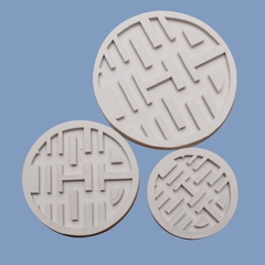 Khuôn Silicon - Chữ Song Hỷ - Tròn 7.5cm