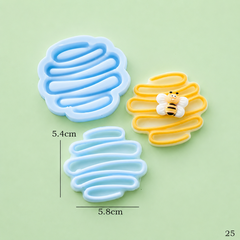Khuôn Silicon - Viền Tổ Ong Mật 5.8x5.4cm