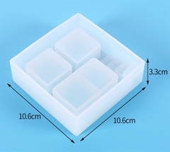 Khuôn Silicon - Bậc Thang Vuông 10.6cm