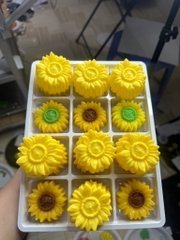 [10 cup] Khuôn Silicon - Cup Set 5cm - M92 Hướng Dương
