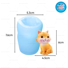 Khuôn Silicon - Động Vật - Mèo 42