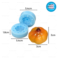Khuôn Silicon - Trái Cây - Bí 2 Mảnh 3cm