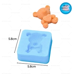 Khuôn Silicon - Động Vật - Gấu 3 Vĩ 6c
