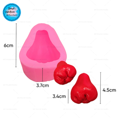 Khuôn Silicon - Trái Cây - Trái Mận 5cm