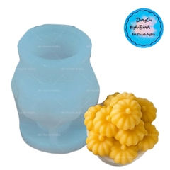 Khuôn Silicon - Trái Cây - Giỏ Bí 6.5cm