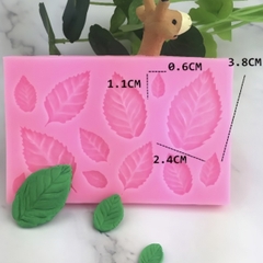 Khuôn Silicon - Lá Hồng - TH 12c