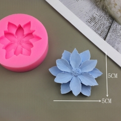 Khuôn Silicon - Hoa Cúc Dẹp Cánh Nhọn - 5cm