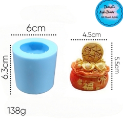 Khuôn Silicon - Hủ Vàng - 9204