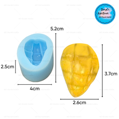 Khuôn Silicon - Trái Cây - Miếng Xoài 3.8cm