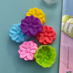 [10 cup] Khuôn Silicon - Cup Set 5cm - M98 Hoa Cúc