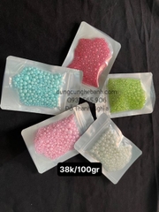 100 Gr Kẹo Bi Đường Đủ Size Phụ Kiện Trang Trí Bánh - hồng đậm