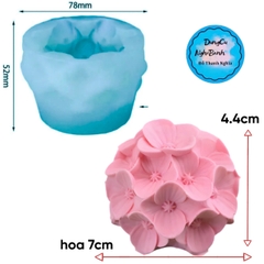Khuôn Silicon - Chùm Hoa Cẩm Tú Cầu - 7cm