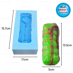 Khuôn Silicon - Bánh Tét 1 Mảnh BÁNH TÉT LỚN 14*6 CM