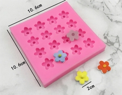 Khuôn Silicon - Hoa Mai Đào Nằm - 1.7cm -16c