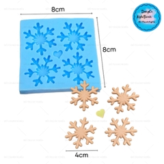 Khuôn Silicon - Noel - Cánh Tuyết Noel - 4c