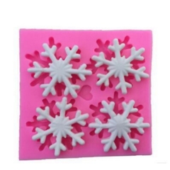 Khuôn Silicon - Noel - Cánh Tuyết Noel - 4c