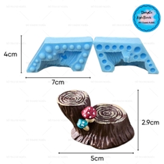Khuôn Silicon - Gốc Thân Cây Cây Nấm 2 Mảnh