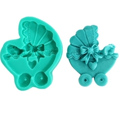 Khuôn Silicon - Em Bé - Xe Nôi 6.2cm