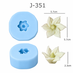 Khuôn Silicon - Hoa Cúc Cánh Nhọn J-351
