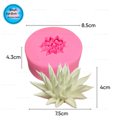 Khuôn Silicon - Hoa Cúc - Cánh Thẳng Nhọn - 7.5cm