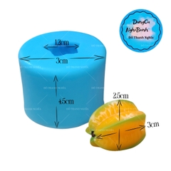 Khuôn Silicon - Trái Cây -Khế 3cm