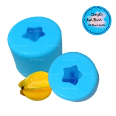 Khuôn Silicon - Trái Cây -Khế 3cm