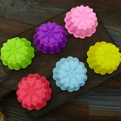 [10 cup] Khuôn Silicon - Cup Set 5cm - M40 - Tim