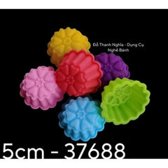 [10 cup] Khuôn Silicon - Cup Set 5cm - M40 - Tim