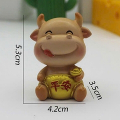Khuôn Silicon - Động Vật - Trâu 2 mảnh 5.3cm M03