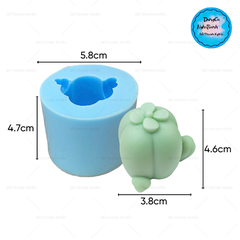 Khuôn Silicon - Sen Đá Đứng Hoa 4.2cm