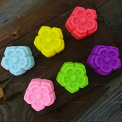 [10 cup] Khuôn Silicon - Cup Set 5cm - M26 - Mai Nhụy Tia Nhọn 5c