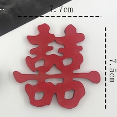 Khuôn Silicon Vĩ Chữ SONG HỶ - Hán 7.5cm