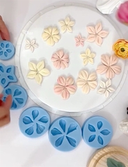 Khuôn Silicon - Hoa Bay Cánh Rũ - Set 6