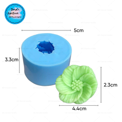 Khuôn Silicon - Hoa Cúc Xoay Nhuỵ 4.4cm