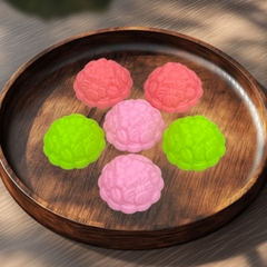 [10 cup] Khuôn Silicon - Cup Set 5cm - M74 Hoa 3 Mảnh